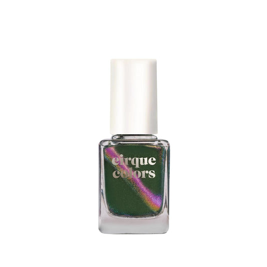 Cirque Colors Folie A Deux - Green Magnetic Nail Polish