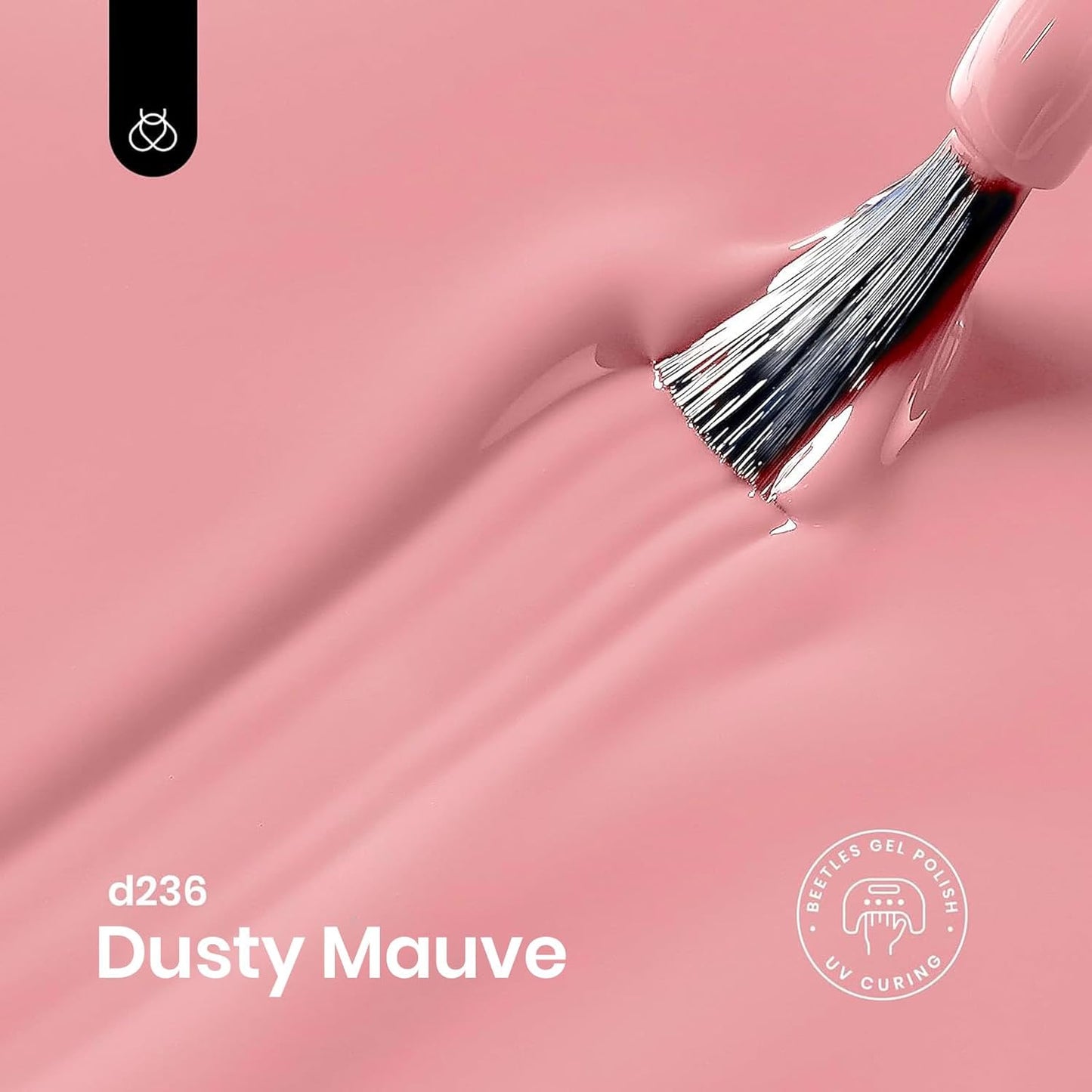 beetles 15ml Nude Pink Milky Gel Nail Polish Dusty Mauve Neutral Solid Color Soak Off LED UV Lamp DIY Decoration Manicure Fall Winter Nail Art Design Salon at Home Gift for Women