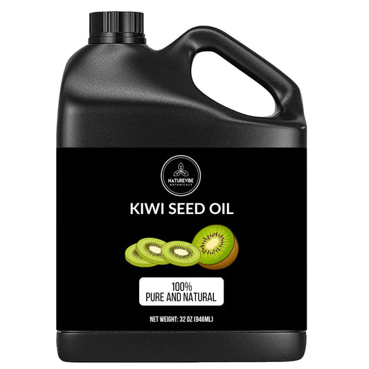 Naturevibe Botanicals Kiwi Oil 32 Ounces | 100% Pure and Natural | Great for Skin Care and Hair Care | alldaygood beauty