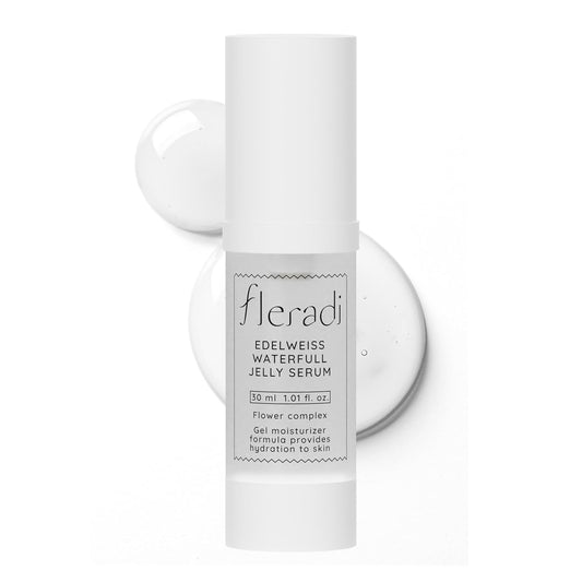 Edelweiss Essence: 30% Flower Extract Jelly Serum - Non-Sticky Hydration, Crafted by Renowned Korean Skincare Experts