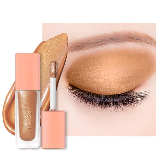 Oulac Matte Eyeshadow - Liquid Eyeshadow Base & Bronze Duo | Buildable, Smooth Eye Makeup, Wrinkle Resistant, Vegan, Cruelty-Free SA01 | alldaygood beauty