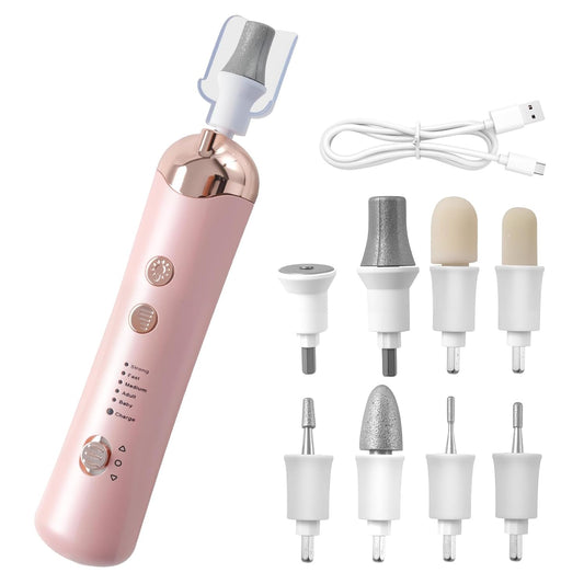 Electric Nail Drill Machine Nail Drill Electric File Nail File Kit for Beginners Acrylic Gel Nails Manicure Pedicure Polishing Shape Tool with 8 Bits Gel Nails and Home Salon Use