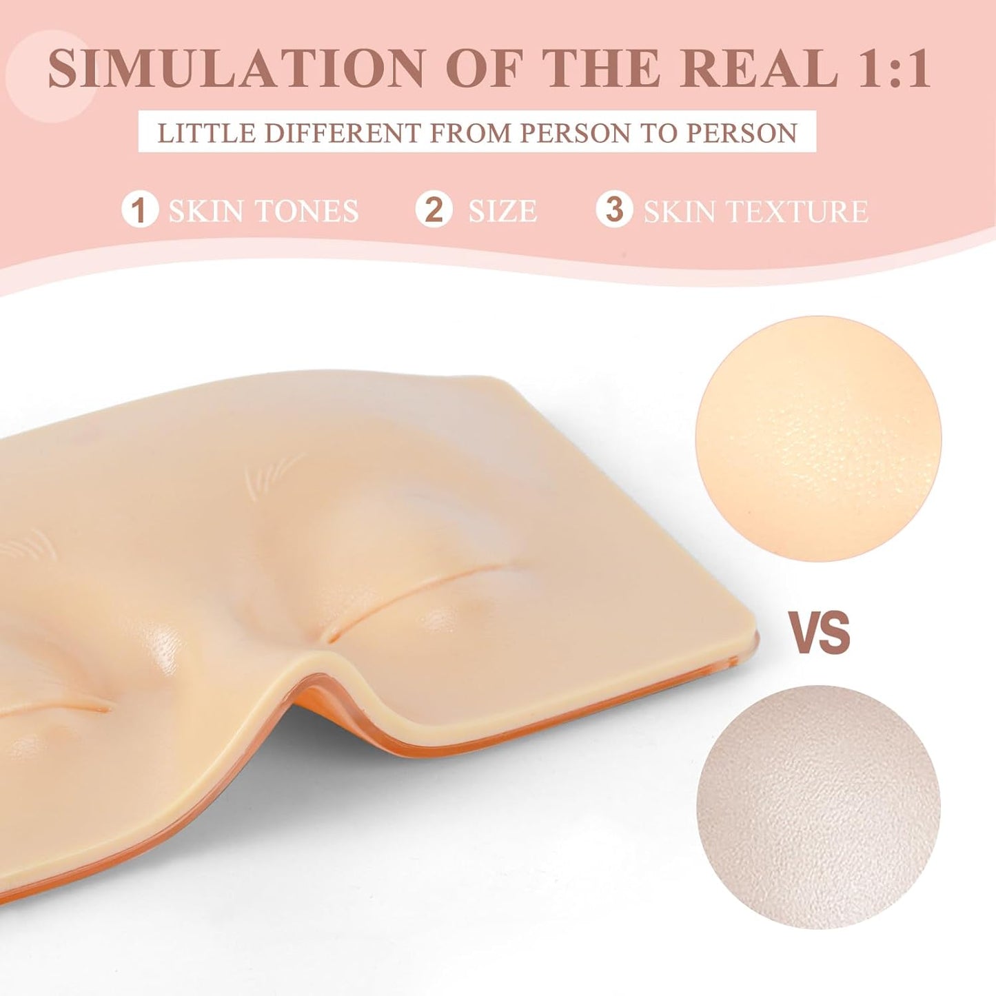 Makeup Practice Face, Makeup Practice Face Set 3D Realistic Makeup Practice Face Board with Cloth Bag for Makeup Artist Makeup Beginner Self-taught or Professional Enthusiasts (Yellow*2)