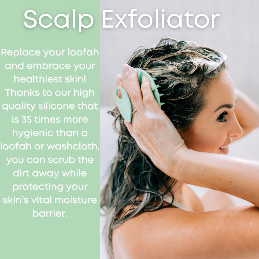 Skincare Essentials Kit - 4 Piece Bundle Pack - Face and Body Silicone Spa Accessory - Essential Beauty Set for Teen Girls Dove Grey