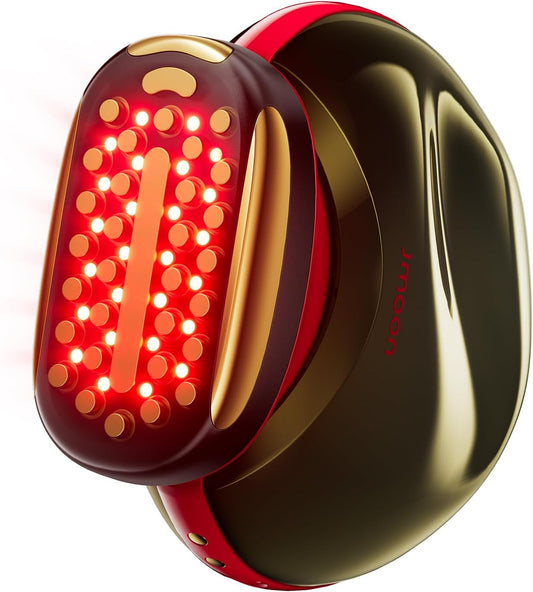 JMOON NouvelleSkin Facial Toning Device, FDA-Cleared Microcurrent Facial Device and Red Light Therapy for Face, 4 Modes & 5 Intensity Levels for Personalized Face Lift & Smoothing. M30U PR