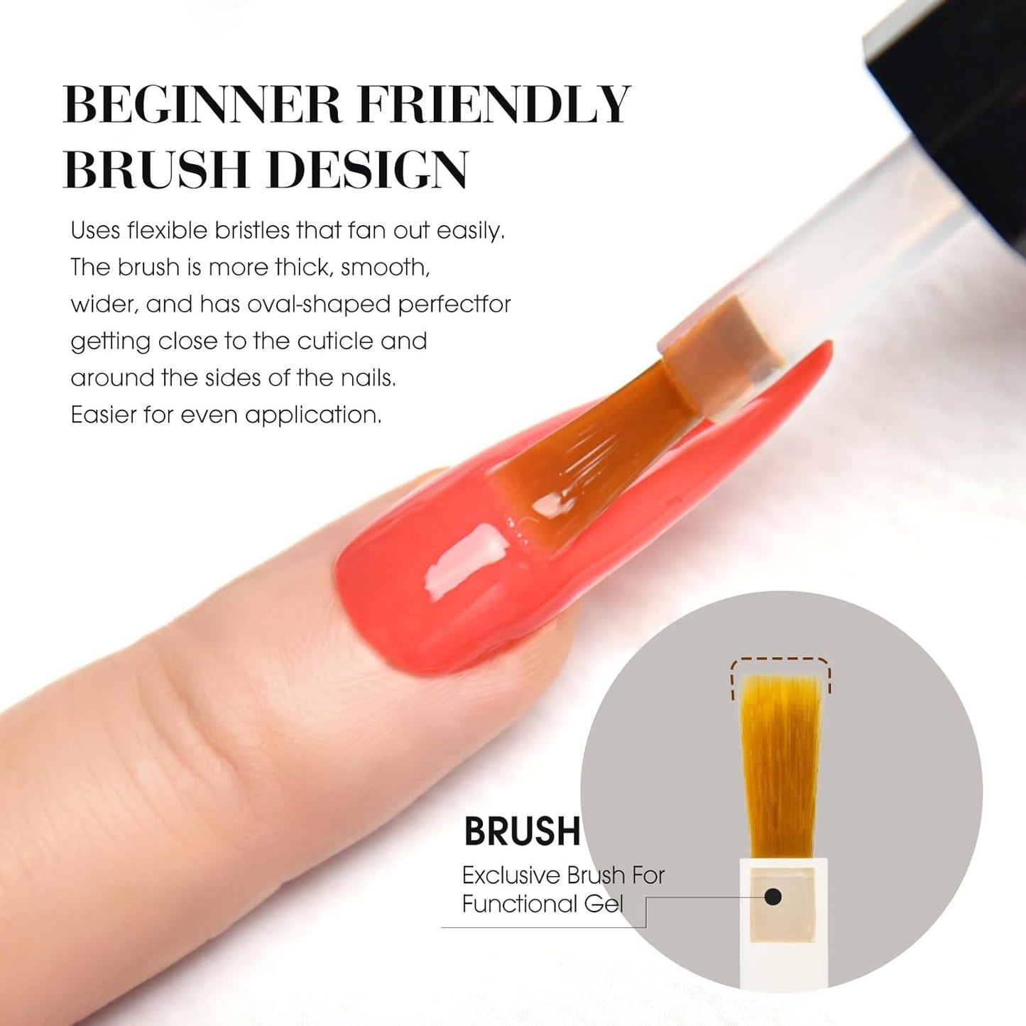 CANNI Top Coat Gel Nail Polish, High Gloss Soak Off U V Gel Nail Top Coat For French Nail Manicure Salon DIY