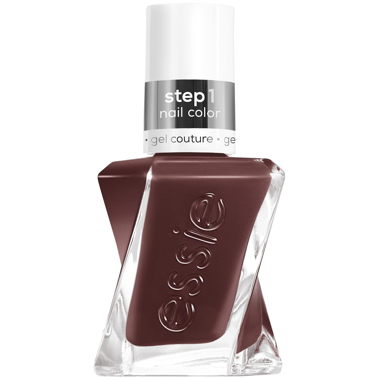 Essie Gel Couture Long-Lasting Nail Polish, 8-Free Vegan, Raisin Brown, All Checked Out, 0.46 fl oz