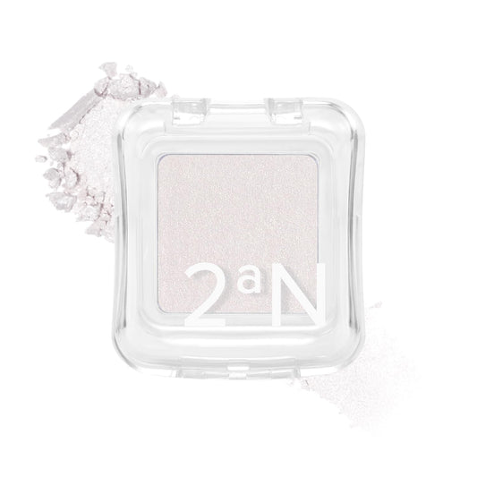 2aN Pure Glash Highlighter WH01 Frosty – Glass-Like Sheen Powder Highlighter for a Natural, Radiant Glow | Buildable, Long-Lasting, Lightweight Formula | alldaygood beauty