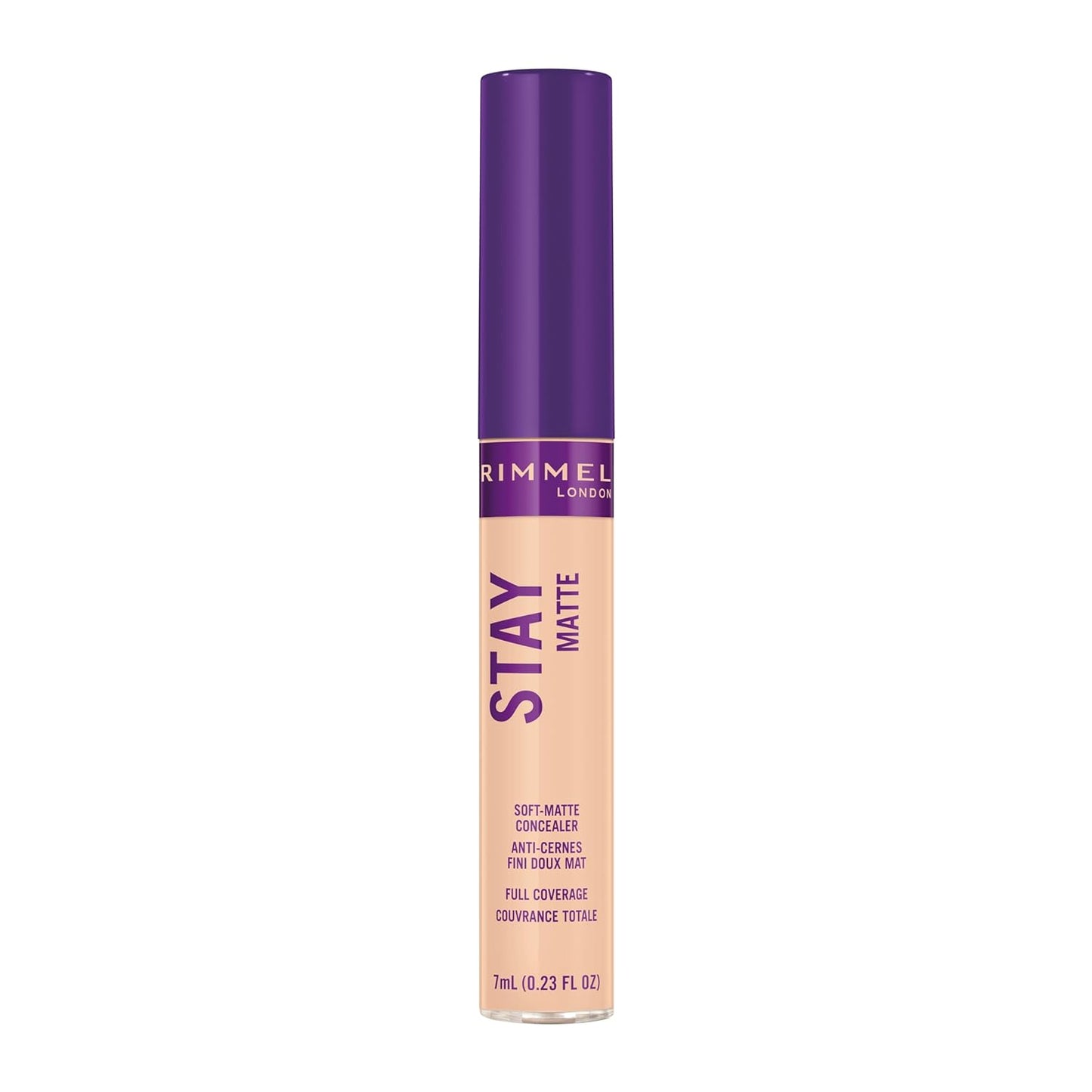 Rimmel London Stay Matte - 011 Porcelain - Concealer, 24-Hour Wear, Shine Control, Fights Free Radicals, 0.23oz