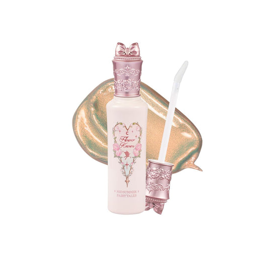 Flower Knows Midsummer Fairytales Liquid Highlighter(Multichrome),Highlighter Makeup,Pearlescent Face & Body Illuminator,Blendable & Long-lasting face Highlighter for All Skin Tones(03 Pixie Dream) | alldaygood beauty