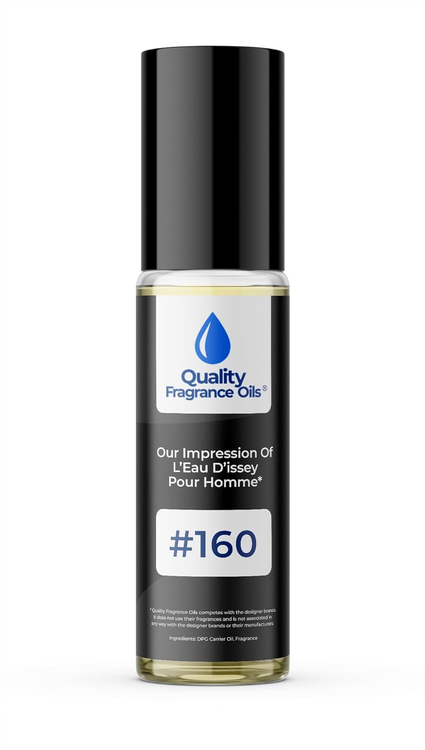 Quality Fragrance Oils' L'eau D'Issey Pour Homme Impression #160 | Long-Lasting Perfume Oil, Alcohol-Free, Strong Scent, 10ml Roll-On | Affordable Alternative to Designer Fragrances