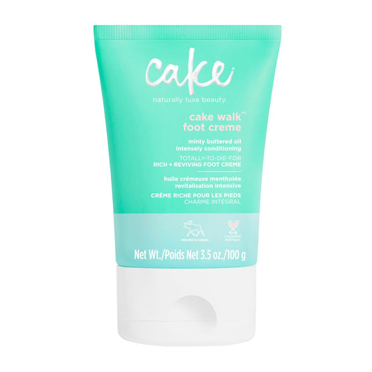 Cake Beauty Walk Triplemint Foot Crème, 3.5 Fluid Ounce | alldaygood beauty
