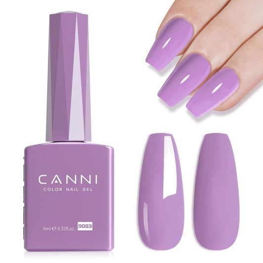 CANNI Purple Wisteria Nail Gel Polish – High Gloss Soak Off UV LED Gel, Long-Lasting Salon Manicure DIY Nail Art Gel Polish For Women | alldaygood beauty