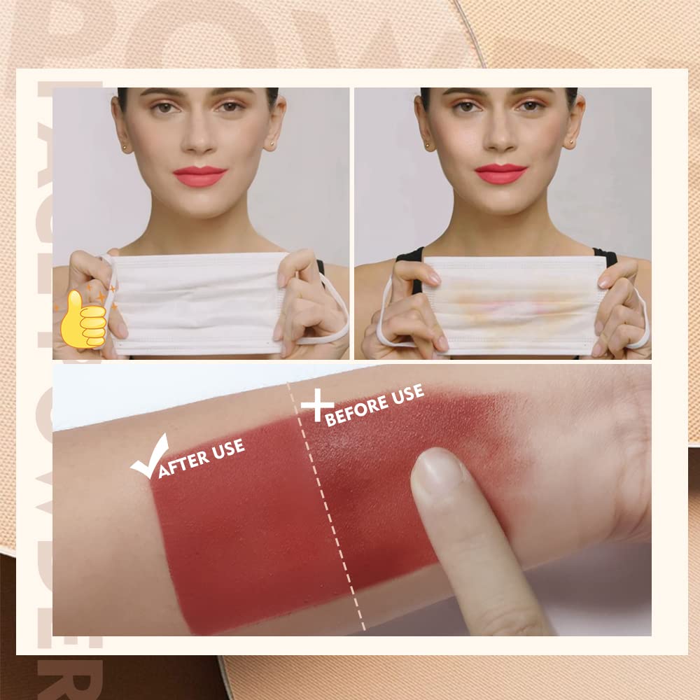 SACE LADY Face Pressed Powder Sets Makeup, Controls Shine, Smooth Fine Lines for Flawless Lightweight Finishing Effect, Long Lasting Compact Cosmetics Cruelty-free, 0.35oz (#01)