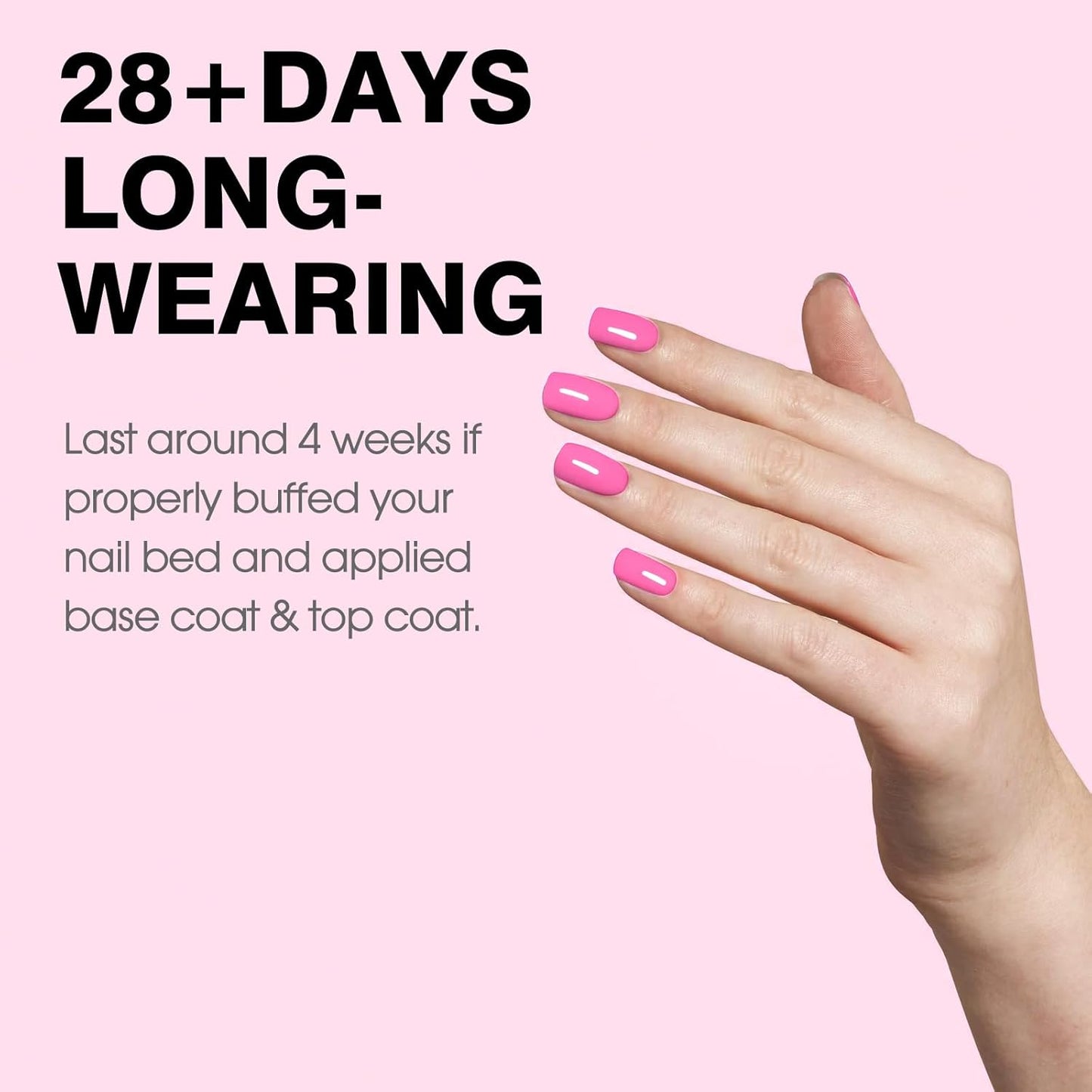 CANNI Hot Pink Gel Nail Polish – 9ml Soak Off UV LED, Long Lasting High Gloss for DIY & Salon Use For Women