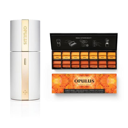 The Glow Ritual System Collection, Activator with Clarity Facial, Face smoothing moisturizer, Skin Care Routine, Suitable for Oily Skin, Gift Bundle/Starter Kit