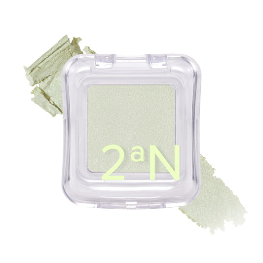 2aN Pure Glash Highlighter GN01 Lime Bomb – Glass-Like Sheen Powder Highlighter for a Natural, Radiant Glow | Buildable, Long-Lasting, Lightweight | alldaygood beauty