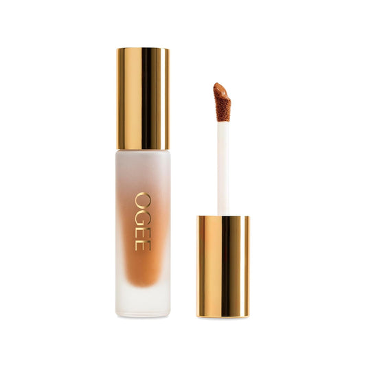 Ogee Complexion Perfecting Under Eye Concealer - Certified Organic Full Coverage Concealer - Buildable Coverage - ELM 9.75N - Medium Deep (Neutral Undertones | alldaygood beauty