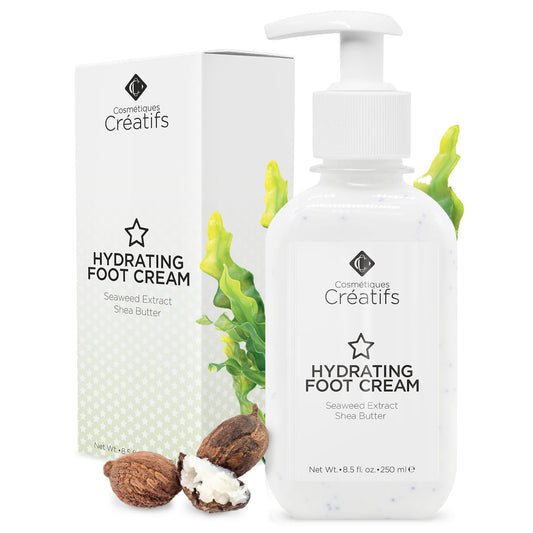 Hydrating Foot Cream for Dry Cracked Heels and Feet, 8.5 fl. oz., Deep Moisturizing Seaweed Extract and Shea Butter, Restores Soft Supple Skin | alldaygood beauty