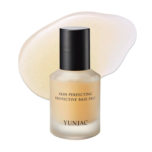 YUNJAC Base Prep (0.85 fl oz) - Grip Primer, Skin Perfecting Makeup Base for Korean Skin Prep. Silicone-Free, Serum Texture for Glowing, Flawless, and Long-Lasting Makeup | alldaygood beauty