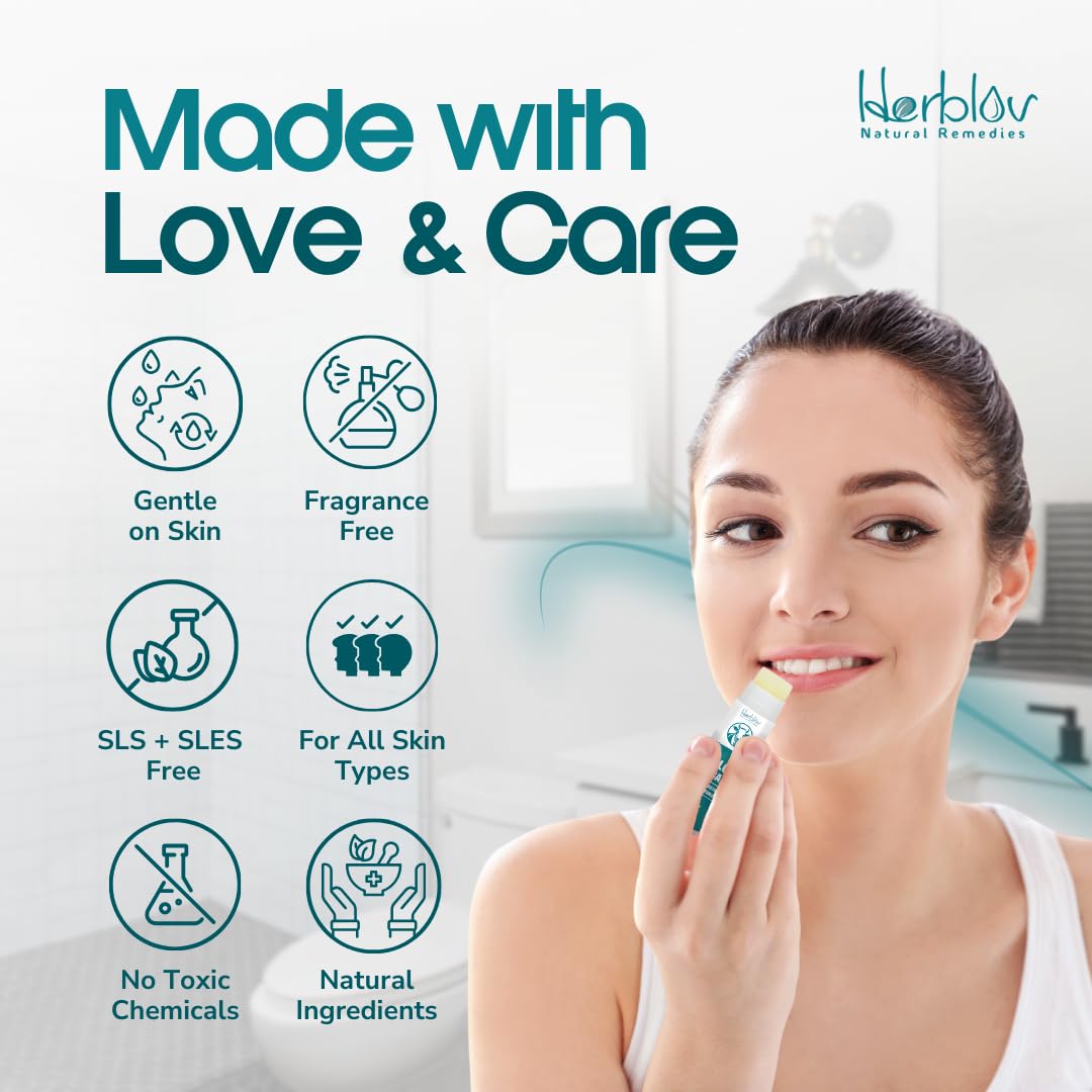 Beef Tallow Lip Balm – Natural Tallow Beeswax Chapstick – Hydrating Moisturizer Grass Fed Bison Tallow Balm Lip Care – Soothes Chapped, Dry Lips, Sensitive Skin – Long Lasting & Vitamin Rich USA-Made