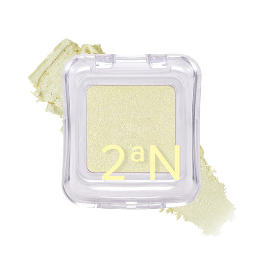 2aN Pure Glash Highlighter – Glass-Like Sheen Powder Highlighter for a Natural, Radiant Glow | Buildable, Long-Lasting, Lightweight Formula (LEMONGRASS, 0.8oz) | alldaygood beauty