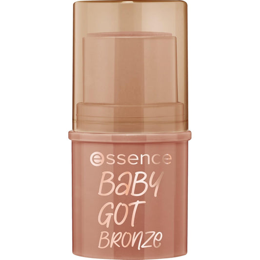 essence | Baby Got Bronze | Cream Bronzer Stick Easy to Apply & Blend | Vegan & Cruelty Free | Free From Gluten, Parabens, Preservatives, & Microplastic Particles (10 | Cinnamon Spice) | alldaygood beauty