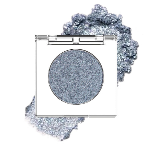 Glitter Shimmer Sparkle Eye Shadow Palette Makeup for Women, Shimmer Blue Glitter Metallic Holographic Iridescent Cream Iridescent Single Monochrome Eyeshadow Makeup | alldaygood beauty