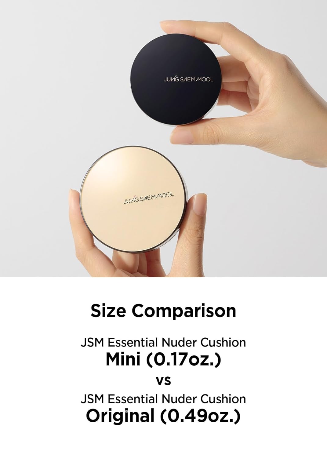 JUNG SAEM MOOL [JUNGSAEMMOOL OFFICIAL] Essential Skin Nuder Cushion Mini (Fair Light)