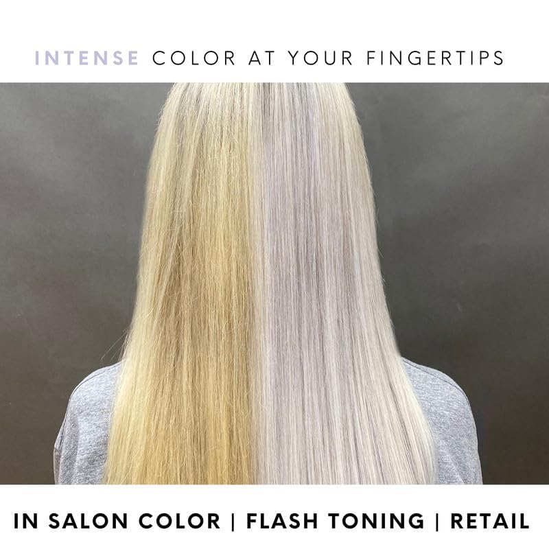 Watercolors Intense Metallic Color Depositing Sulfate & Paraben Free Shampoo, Maintains & Enhances Haircolor - Silver 33.8 oz