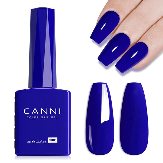 CANNI Royal Blue Gel Nail Polish – Classic Deep Navy Blue UV LED Soak Off High Gloss, Long Lasting Nail Polish Gel for Salon and Home Manicure | alldaygood beauty