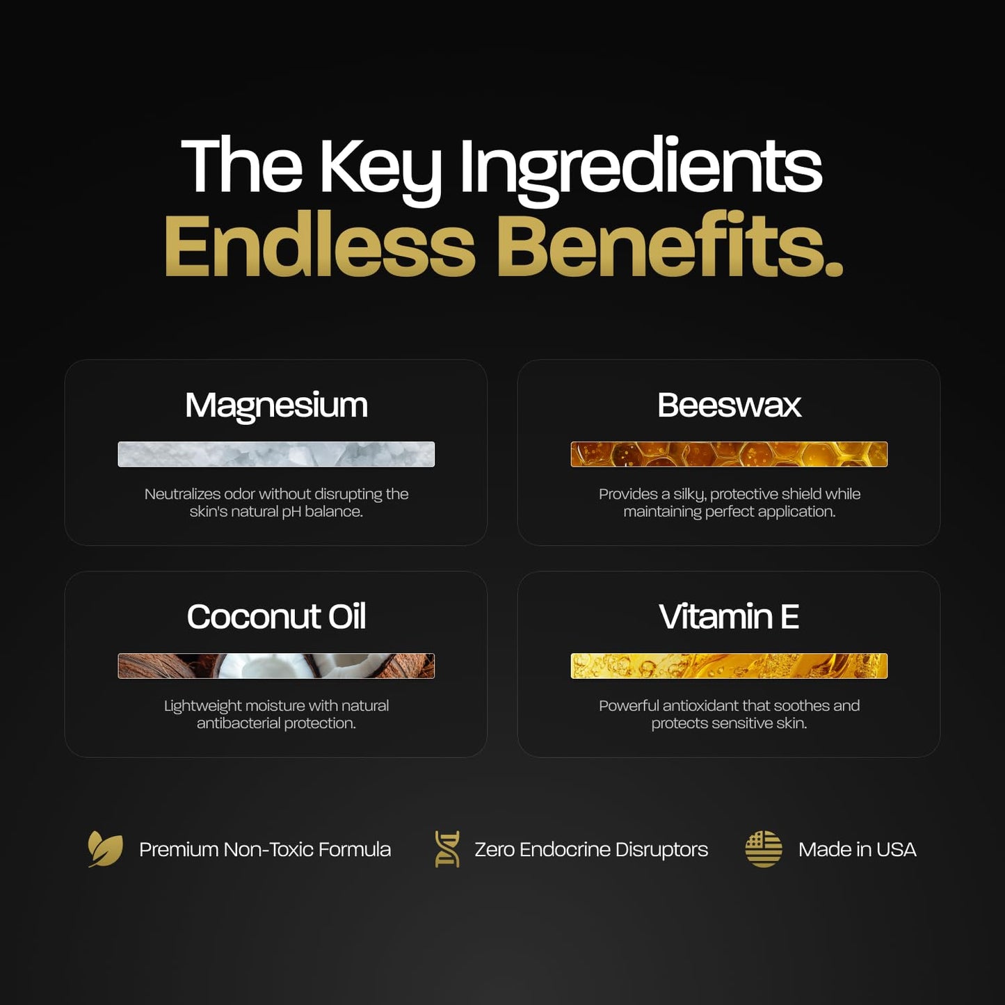 BASED Performance Deodorant For Men, All Day Odor Protection, Aluminum Free with Magnesium, Beeswax & Shea Butter, 100% Paraben, Sulfate, Phthalate Free, Naturally-Derived Guava Nectar Scent