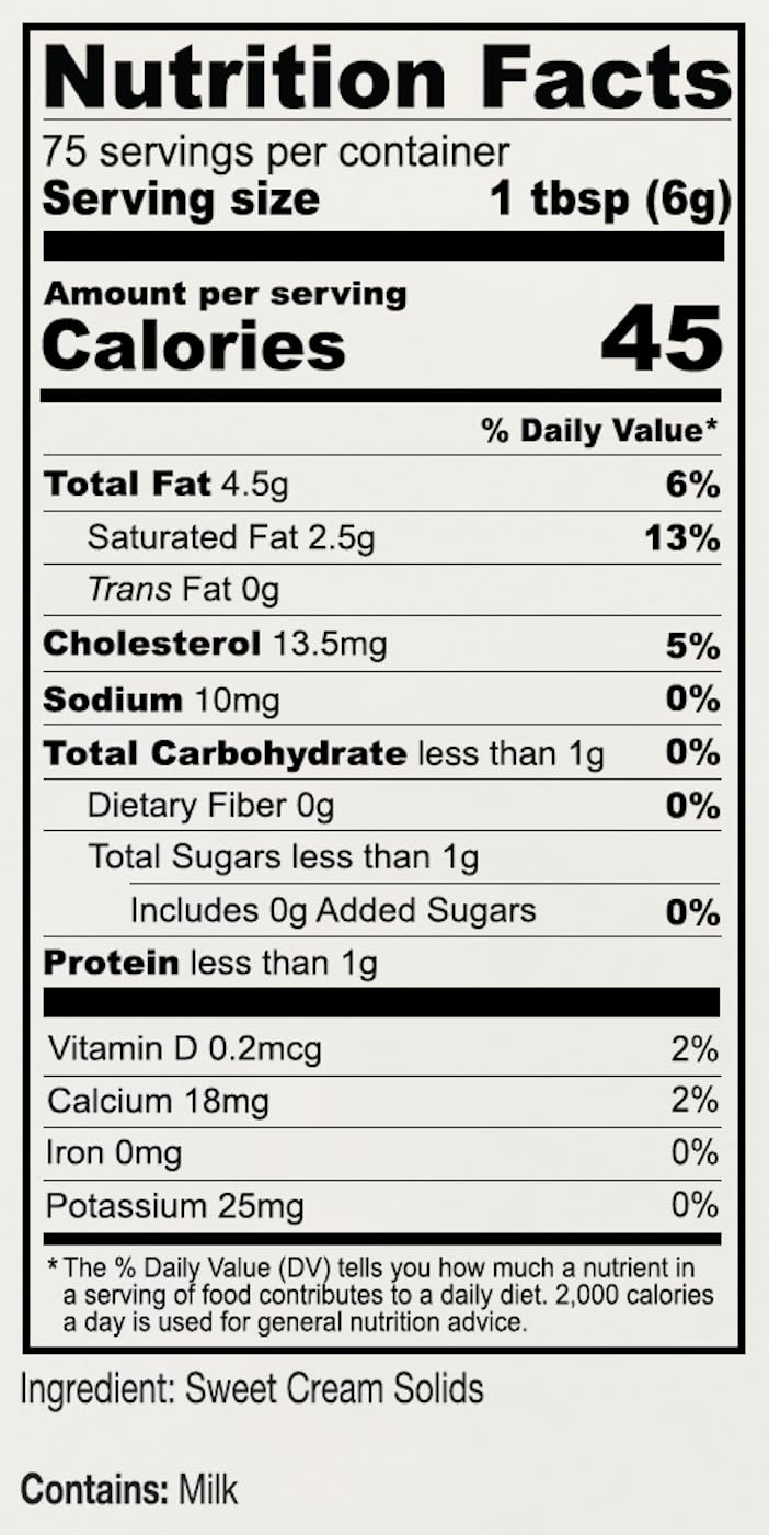 Anthony's Heavy Cream Powder, 1 lb, Gluten Free, Non-GMO, Keto Friendly, Product of USA