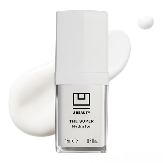 U Beauty The SUPER Hydrator - Mega-Dose Skin Hydrator and Hyaluronic Acid Moisturizing Cream with Peptides and Grapeseed Oil for Supple, Smooth, and Softer-Looking Skin For Up To 48 Hours - 0.5 fl oz | alldaygood beauty