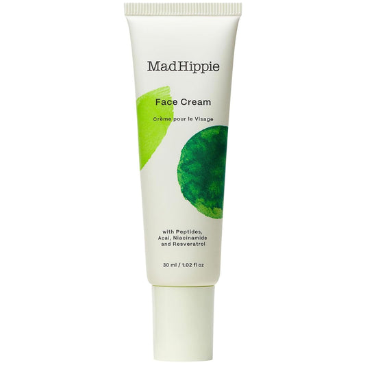 Mad Hippie Face Cream – Age-Defying Face Moisturizer & Skin Tightening Cream with Niacinamide, Advanced Peptides & Argan Oil 1.02 Oz