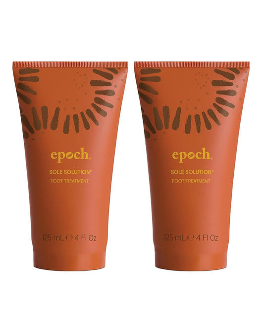 Nu Skin Epoch Sole Solution | Effective Foot Cream for Dry Cracked Heels and Feet | Foot Care with Urea Cream for Feet | Repair Foot Health | Moisturizer & Lotion for Clean Feet | 4 Fl Oz | 2 Pack | alldaygood beauty