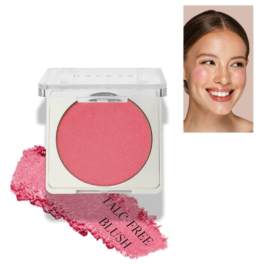 HALEYS Re-pop Smoothing Powder Blush (Sandy Cheeks) - Pigmented, Easy Blending, Longwear, Buildable, Talc-Free, V + CF | alldaygood beauty