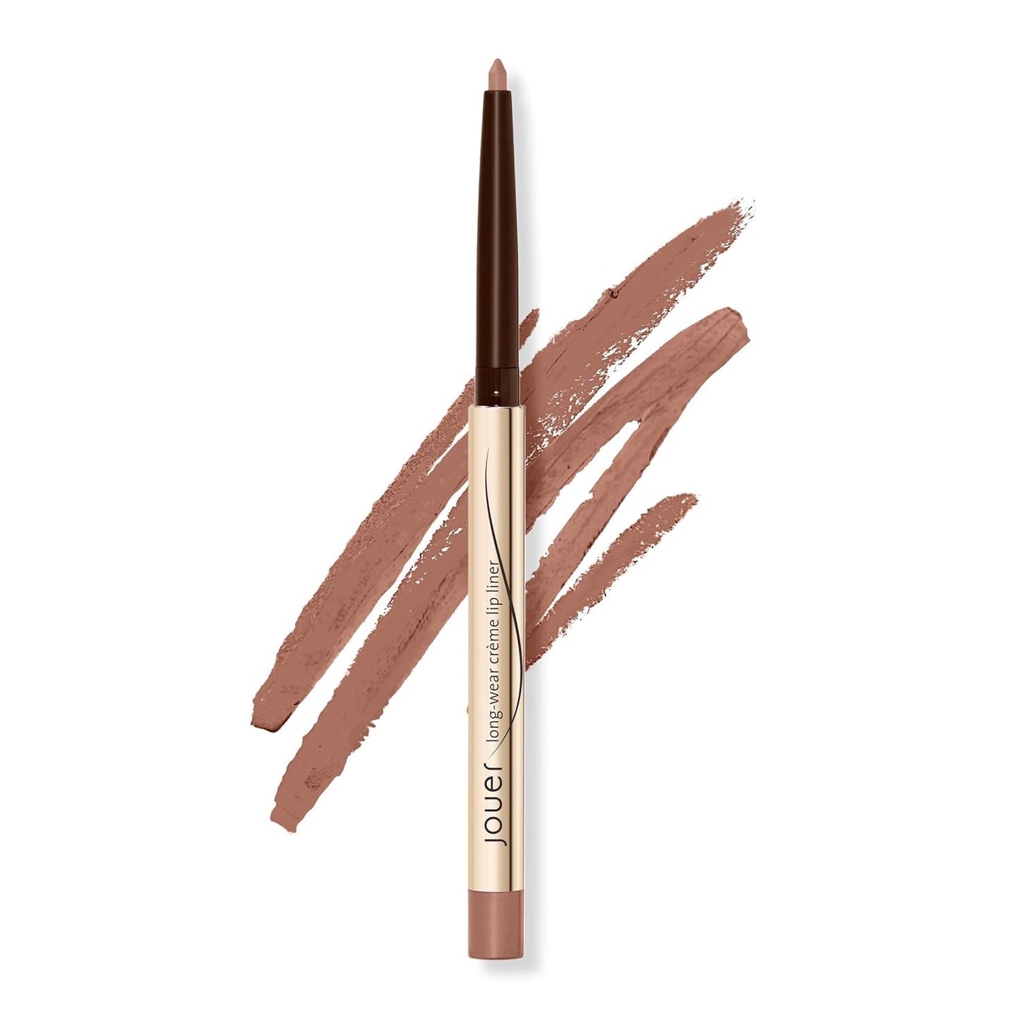 Jouer Long Wear Lip Liner - Metallic & Matte Lip Pencil - Water Resistant - Fast-Drying Formula - Hydrating Formula made with Vitamin E, Nude