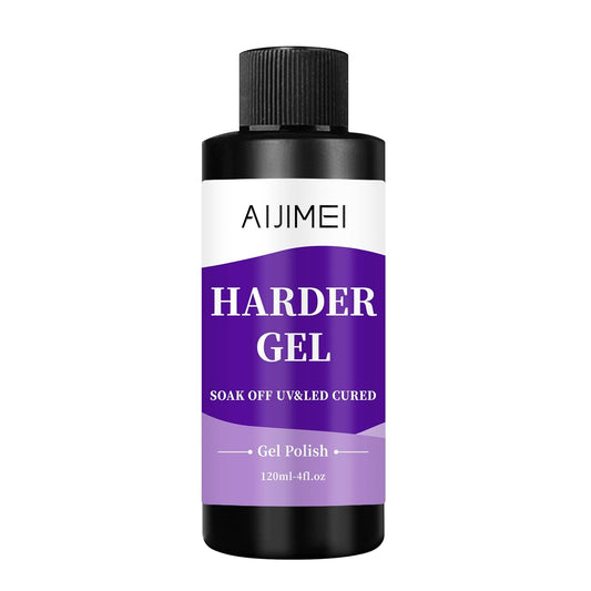 AIJIMEI 120ml Harder Gel Builder Gel Nail Builder Strengthener for Nail Art Versatile Use for All Types, Fast Drying Harder Gel Extension, 4 Fl Oz | alldaygood beauty
