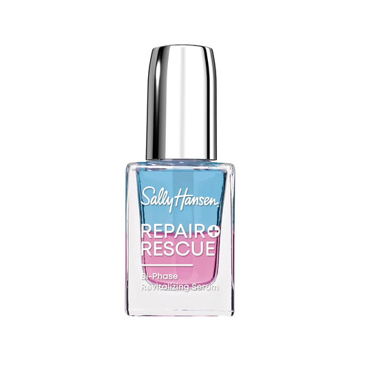 Sally Hansen® Repair + Rescue, Bi-Phase Revitalizing Serum, Hydrates Nails, Moisturizing, Contains Gylcerin | alldaygood beauty