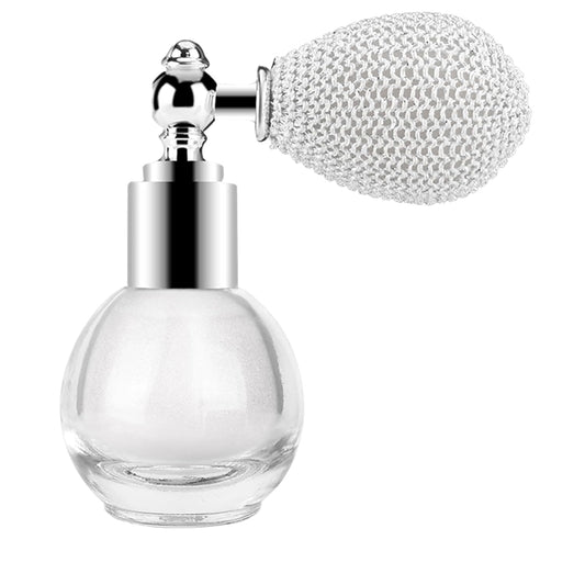 KYDA Highlighter Powder Spray, High Gloss Glitter Spray, Shimmer Sparkling Powder Makeup, for Face and Body Glitter Cosmetic-Pearl White | alldaygood beauty