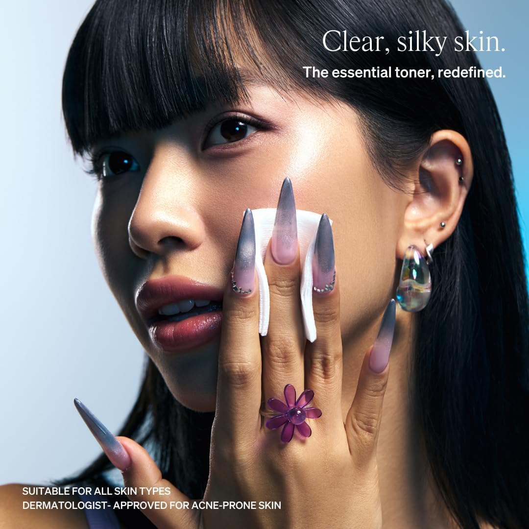 Square One Soothing Toner for Sensitive Skin with Calming CICA, Tea Tree, Anti-Sebum, Antioxidants, AHA, PHA, Niacinamide, Vegan, Cooling, Fragrance-Free | 5.07 fl oz ✦ 150ml