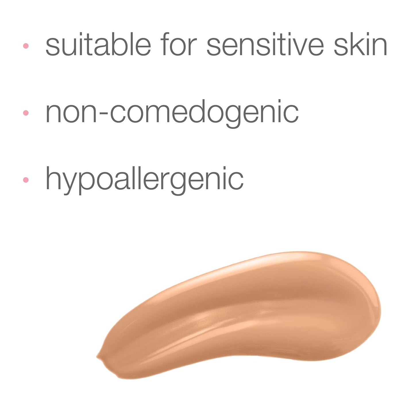 Neutrogena Healthy Skin Sensitive Skin Serum Foundation with Pro-Vitamin B5, Color Correcting & Pore Minimizing Liquid Foundation & Face Serum, Buildable Coverage, Medium 02, 1 oz