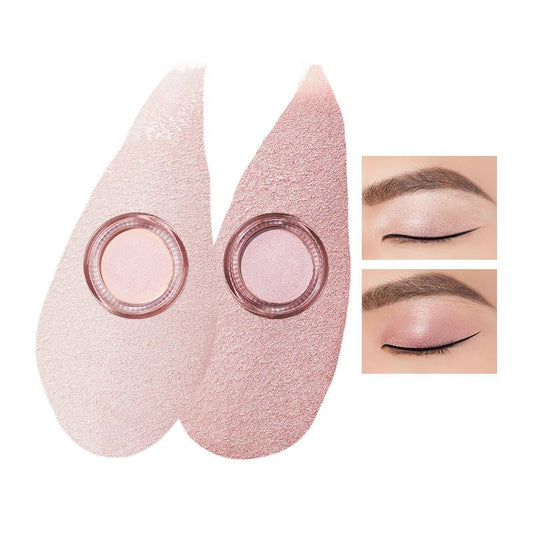 Oulac Cream Eyeshadow also for Highlighter Large Capacity Highly Pigmented Eye Shadow Waterproof &Long Lasting with Moisturizing Formula, Shimmer Glitter Eye Makeup. 6g.P06+P03 | alldaygood beauty