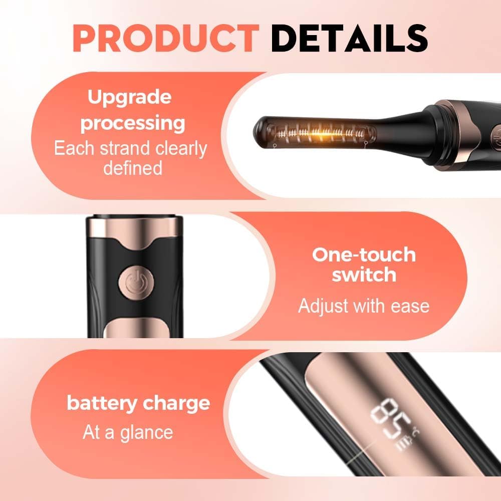 Heated Eyelash Curler, 2025 New Electric Eyelash Curler with LED Display, Portable Rechargeable Eye Lash Curlers Heated Makeup Tool for Women Girls (Black+White)