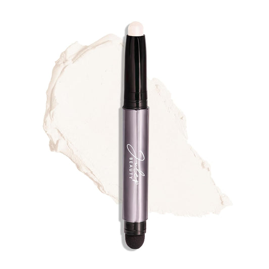 Julep Eyeshadow 101 Cream-to-Powder Waterproof Shadow Stick – Snowfall Matte – Long-Lasting, Crease-Proof, White Matte Cream Eyeshadow with Built-in Smudger | alldaygood beauty