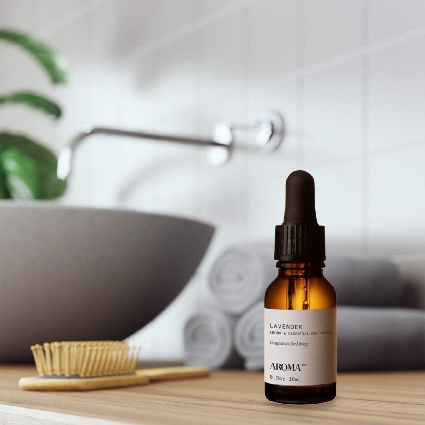 Aromatech Lavender Aroma Essential Oil Blend: Hotel Inspired Aromatherapy with for Ultrasonic Diffusers & Nebulizers - 0.3 fl oz, 10 mL