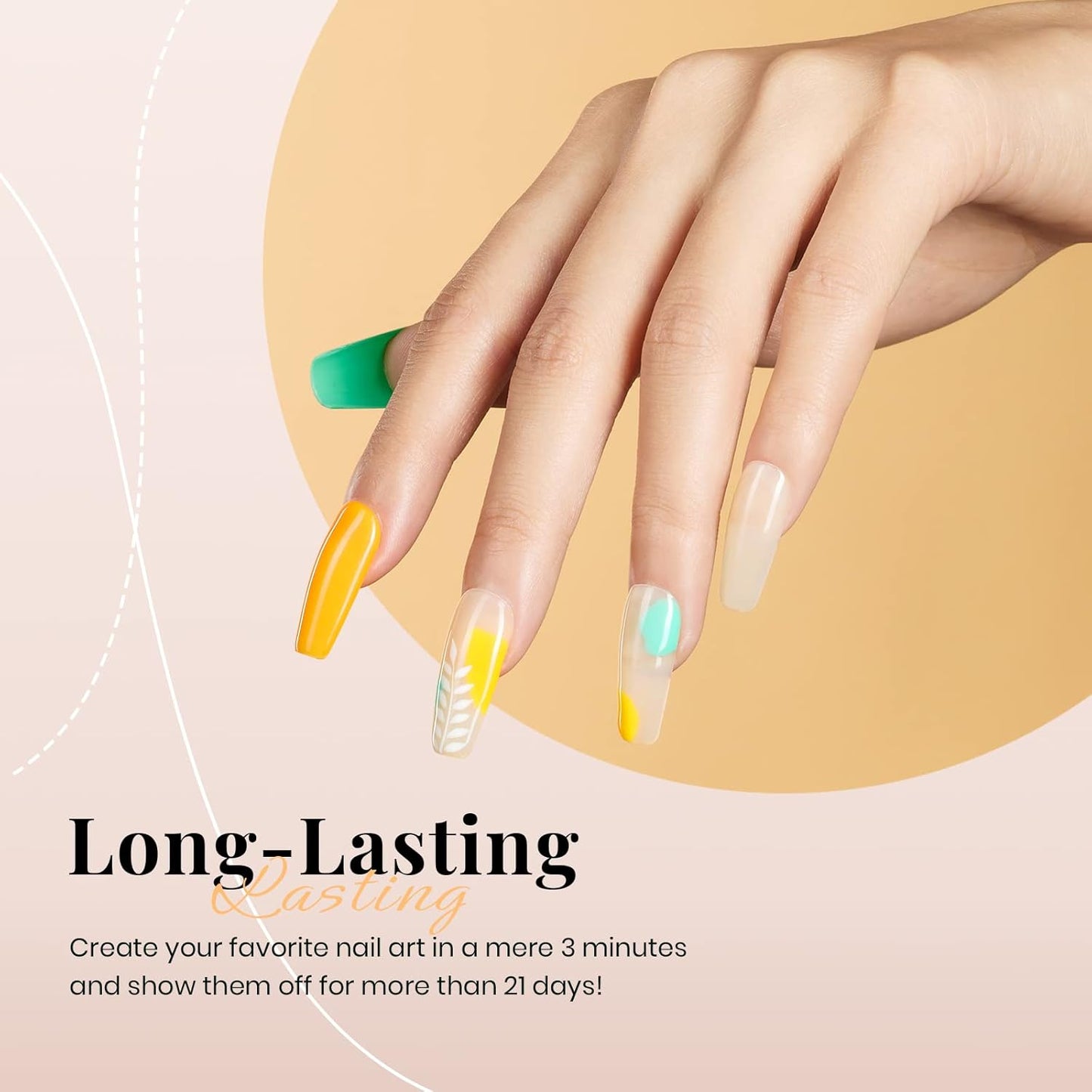 Beetles Nude Gel Polish, 15ml Jelly Neutral Nude Gel Nail Polish Set Translucent Effect Nail Concealer Soak Off UV Spring Summer French Nail Art Design Gift for Women