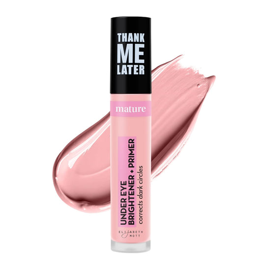 Elizabeth Mott Thank Me Later Under Eye Brightener & Primer – Hydrating Color Corrector for Dark Circles – Lightweight Concealer Base for Mature Skin, Light Shade 5ml | alldaygood beauty