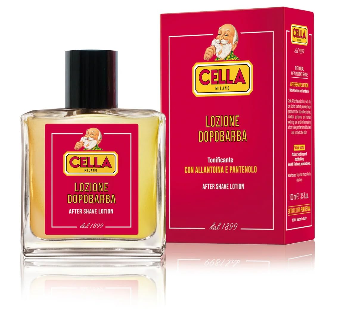 CELLA MILANO, After Shave Lotion, Classic Wood & Citrus Scent, Invigorates and Cools Skin After Shaving, Made In Italy